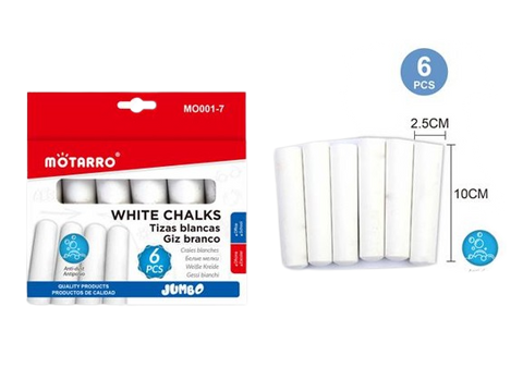 Chalk Jumbo 6pc White