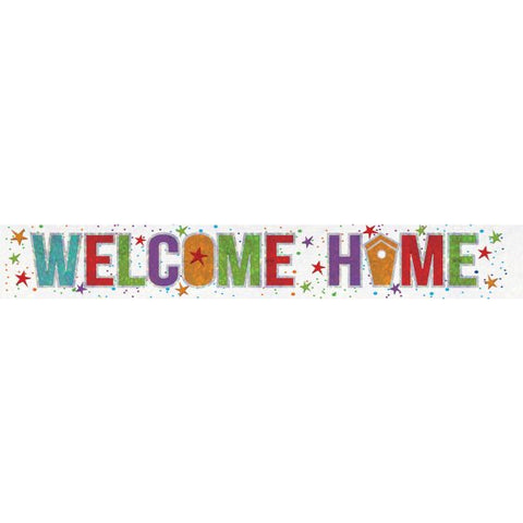 Foil Banner Welcome Home