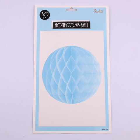 30cm Blue Honeycomb Ball