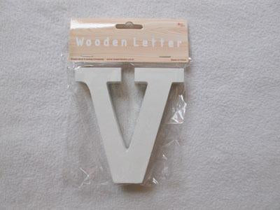 Wooden Letters 12CM V