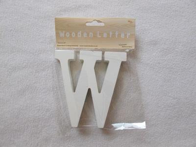 Wooden Letters 12CM W