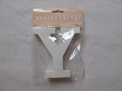 Wooden Letters 12CM Y
