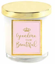 Grandma You're Beautiful Candle