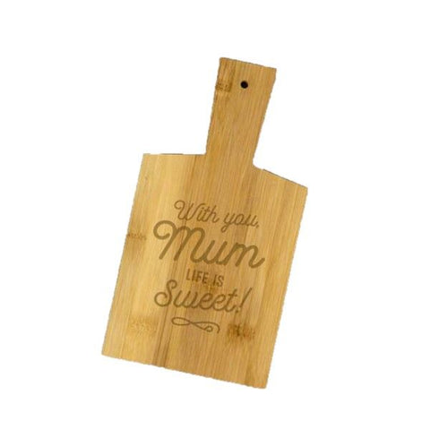 With You Mum Bamboo Snack Board