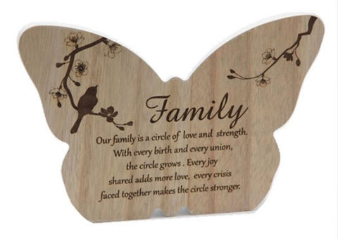 Butterfly Plaque Family