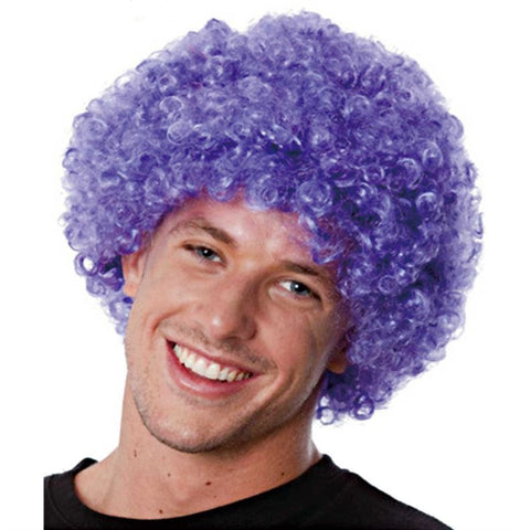 Afro Wig Purple