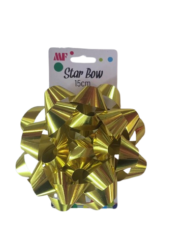 Star Bow Gold 15cm
