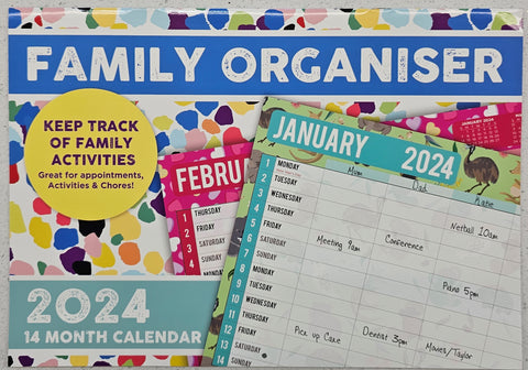 Calendar 2024 Family Organiser