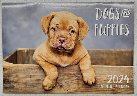 Calendar 2024 Dogs and Puppies