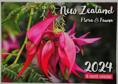 Calendar 2024 NZ Flora & Fauna