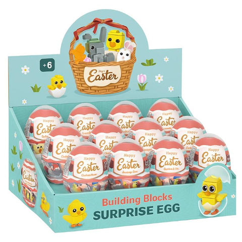 Building Brick Blind Egg Easter 6*7cm