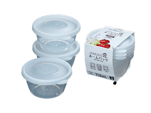 Plastic Container 250ml 3pc