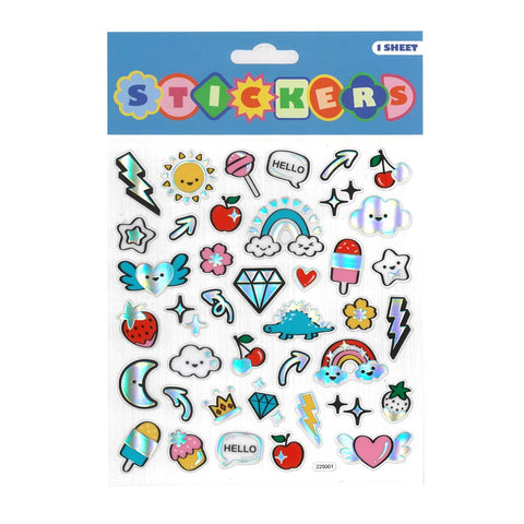 Stickers Smiley Golden Asted 15*17cm