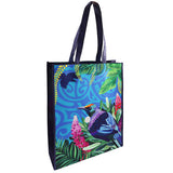 Shopping Bag NZ Laminated Tui Design 38x34x12cm