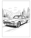 Dream Cars Adult Colouring Book