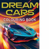 Dream Cars Adult Colouring Book