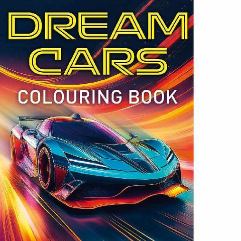 Dream Cars Adult Colouring Book