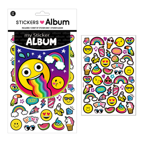 Sticker Album Emoji 265x165mm