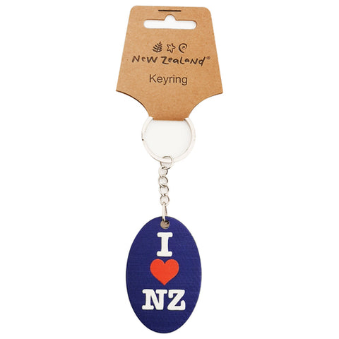 Keyring NZ I Heart NZ 6.5cm