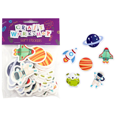 Craft Soft Sticker Outer Space 30pc