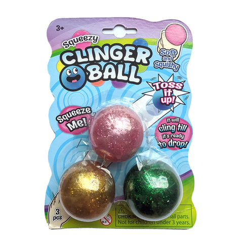 Squeezy Clinger Ball 3pc