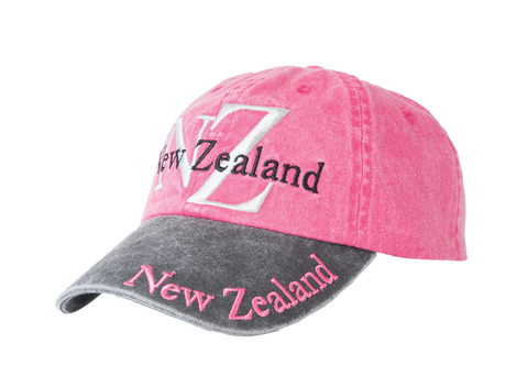 Cap Pink Grey Peak NZ