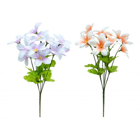 Plumeria Bunch 6 Head 37cm 2 Assorted