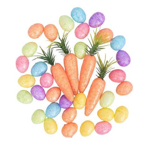 Mini Foam Easter Eggs/Carrots