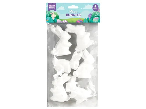 Easter DIY Foam Bunnies 6pk