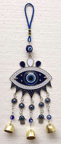 Hamsa Evil Eye Bell and Hand