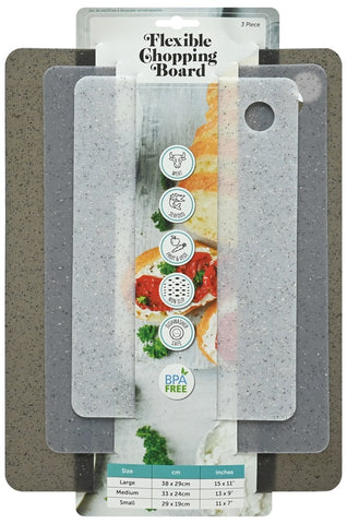 Non-Slip Chopping Board 3pc pk
