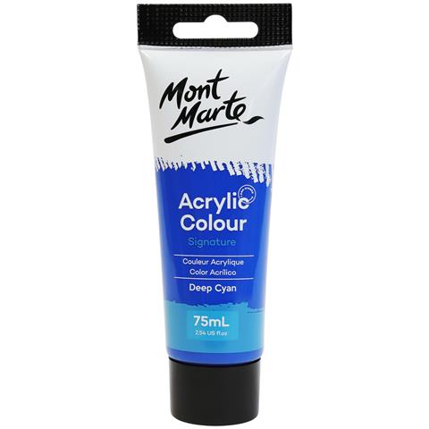 MM Studio Acylic Paint 75ml Deep Cyan Blue