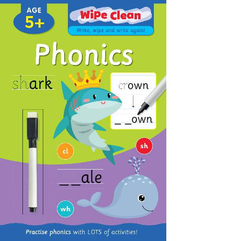 Wipe Clean Phonics Book