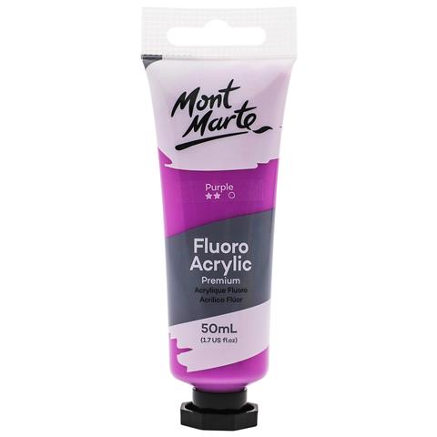 MM Fluro Acylic Paint 50ml Purple
