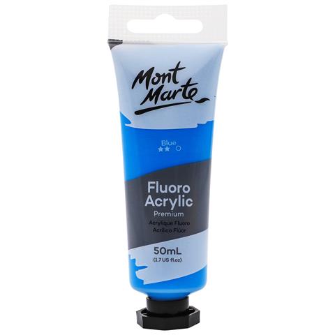 MM Fluro Acylic Paint 50ml Blue