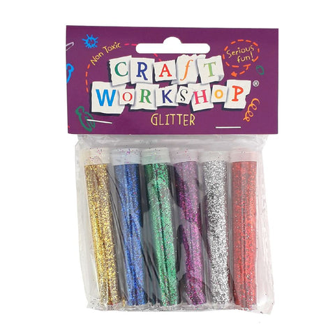 Glitter Tubes 6pc 3.5g/Col