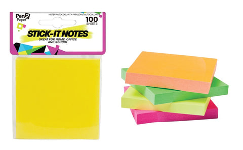 Stick It Notes Neon 100 Sheets
