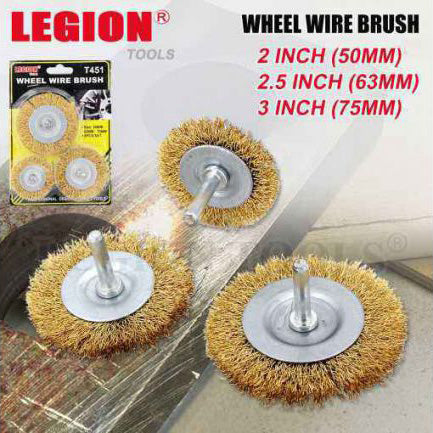 Wheel Wire Brush Flat 50/63/75mm