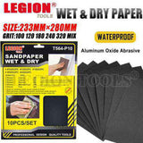 Sandpaper Wet & Dry 10pc
