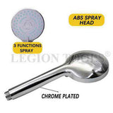 3 Function Shower Set w/hose 1.2m