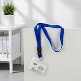 Lanyard Blue 2.*50cm w/ID Card Cover