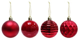 BAUBLES 60mm 16pk RED
