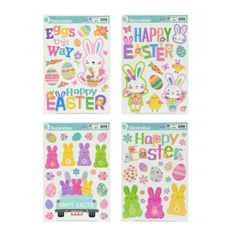 Easter Glitter Window Cling