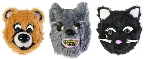 Wild Animal Mask Asst