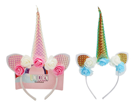 Unicorn Headband Asst