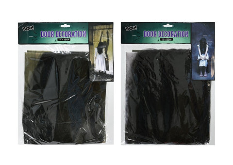 GHOST GIRL DOOR DECORATION 1.9m ASST