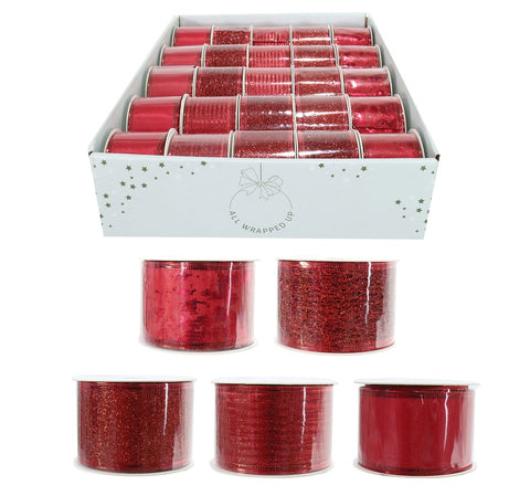 Ribbon 50mmx2.7m Red