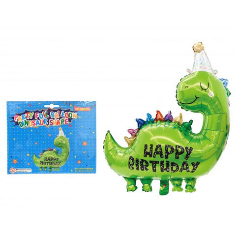 Party Foil Balloon Birthday Dinosaur