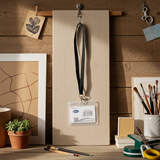 Lanyard with Card Holder Black 50cm