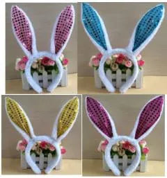 EASTER EARS W/ SEQUINS